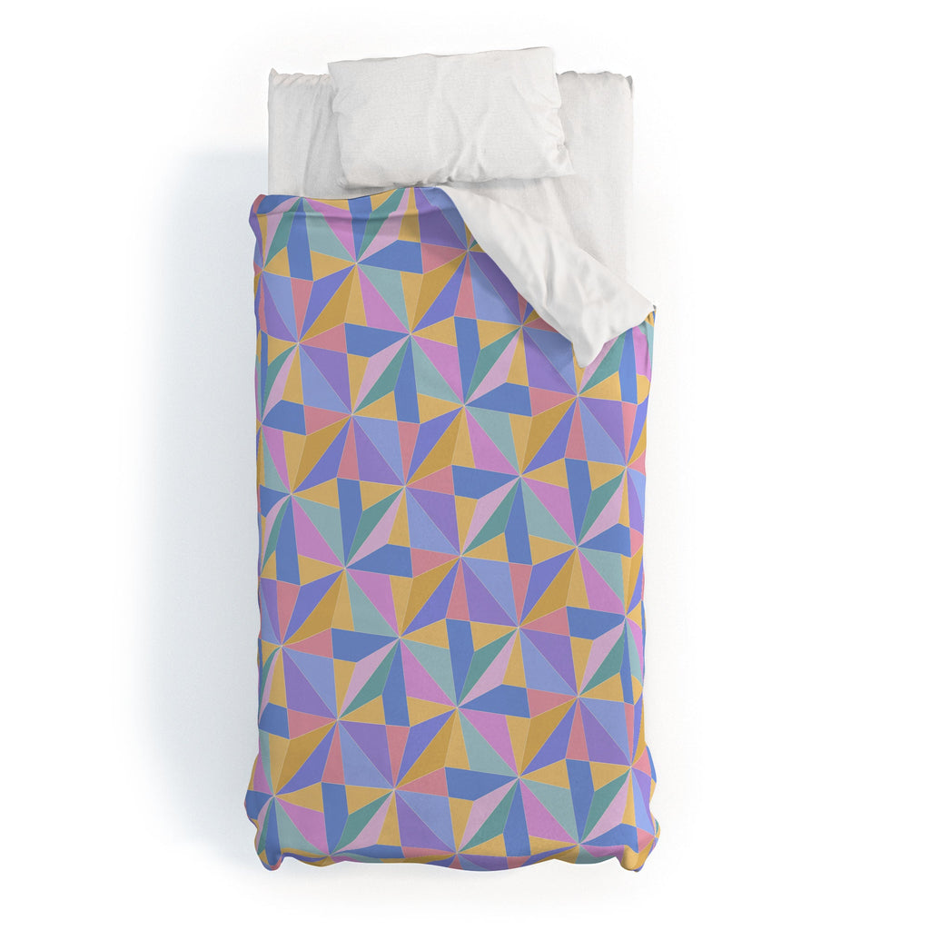 Colour Poems Kaleidoscope III Duvet Cover