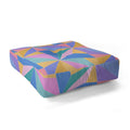 Colour Poems Kaleidoscope III Floor Pillow Square