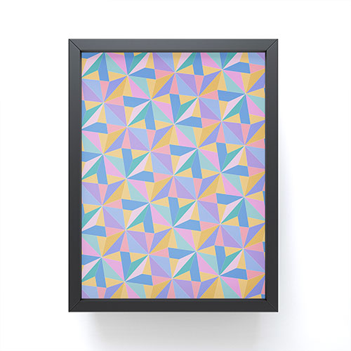 Colour Poems Kaleidoscope III Framed Mini Art Print