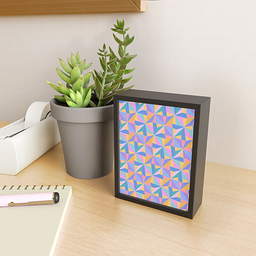 Colour Poems Kaleidoscope III Framed Mini Art Print