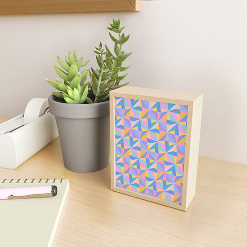 Colour Poems Kaleidoscope III Framed Mini Art Print