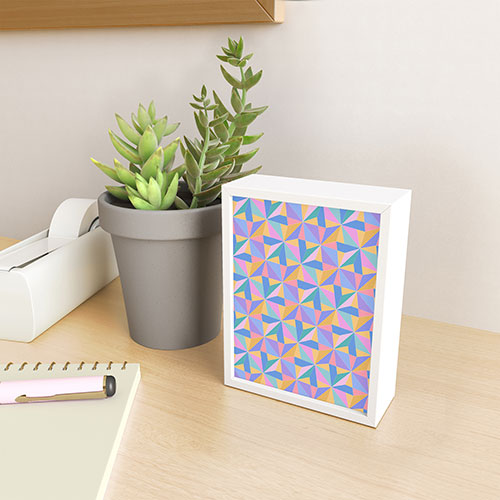 Colour Poems Kaleidoscope III Framed Mini Art Print