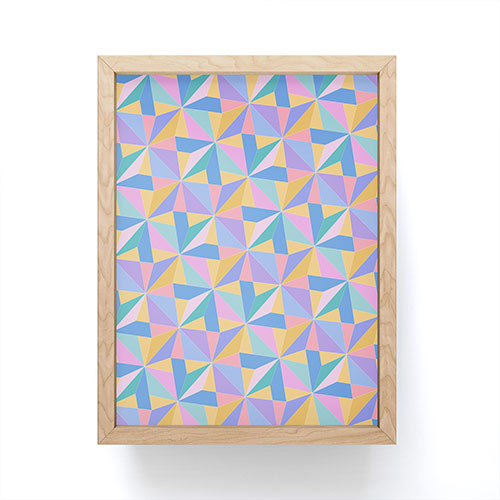 Colour Poems Kaleidoscope III Framed Mini Art Print