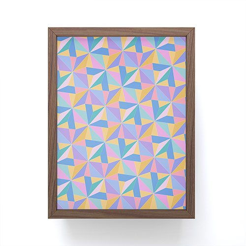 Colour Poems Kaleidoscope III Framed Mini Art Print