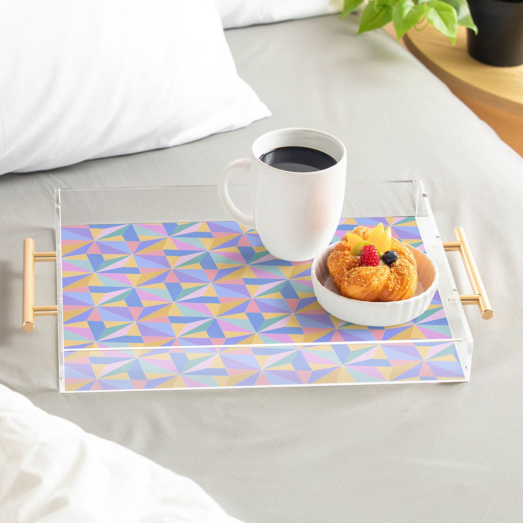 Colour Poems Kaleidoscope III Acrylic Tray