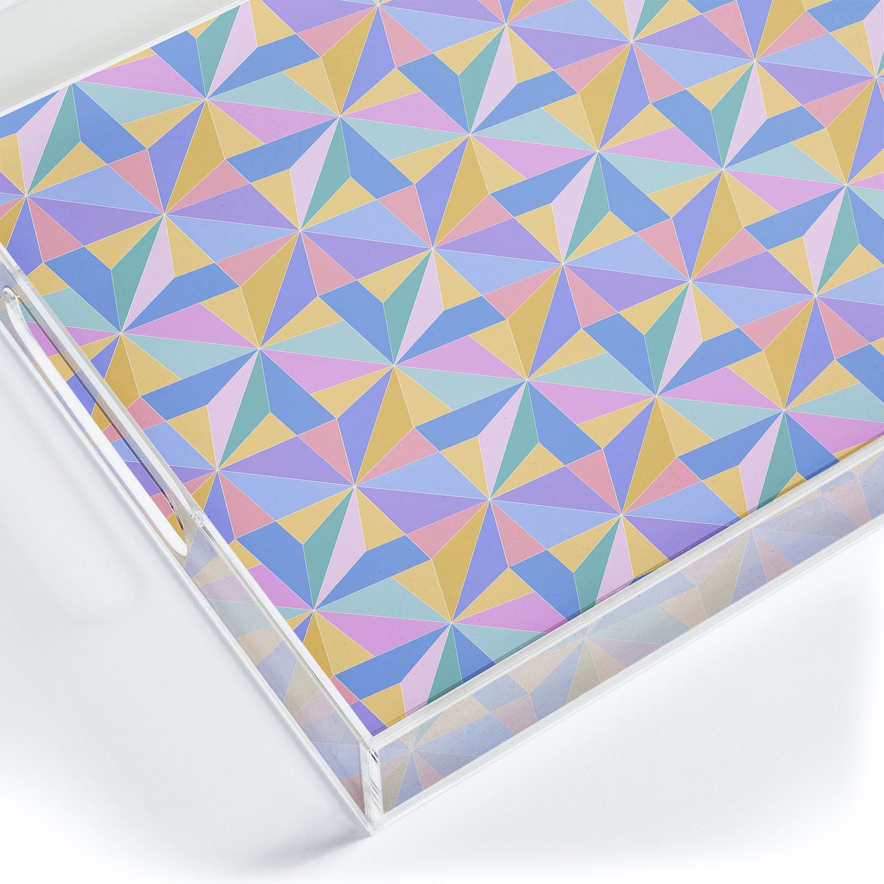 Colour Poems Kaleidoscope III Acrylic Tray