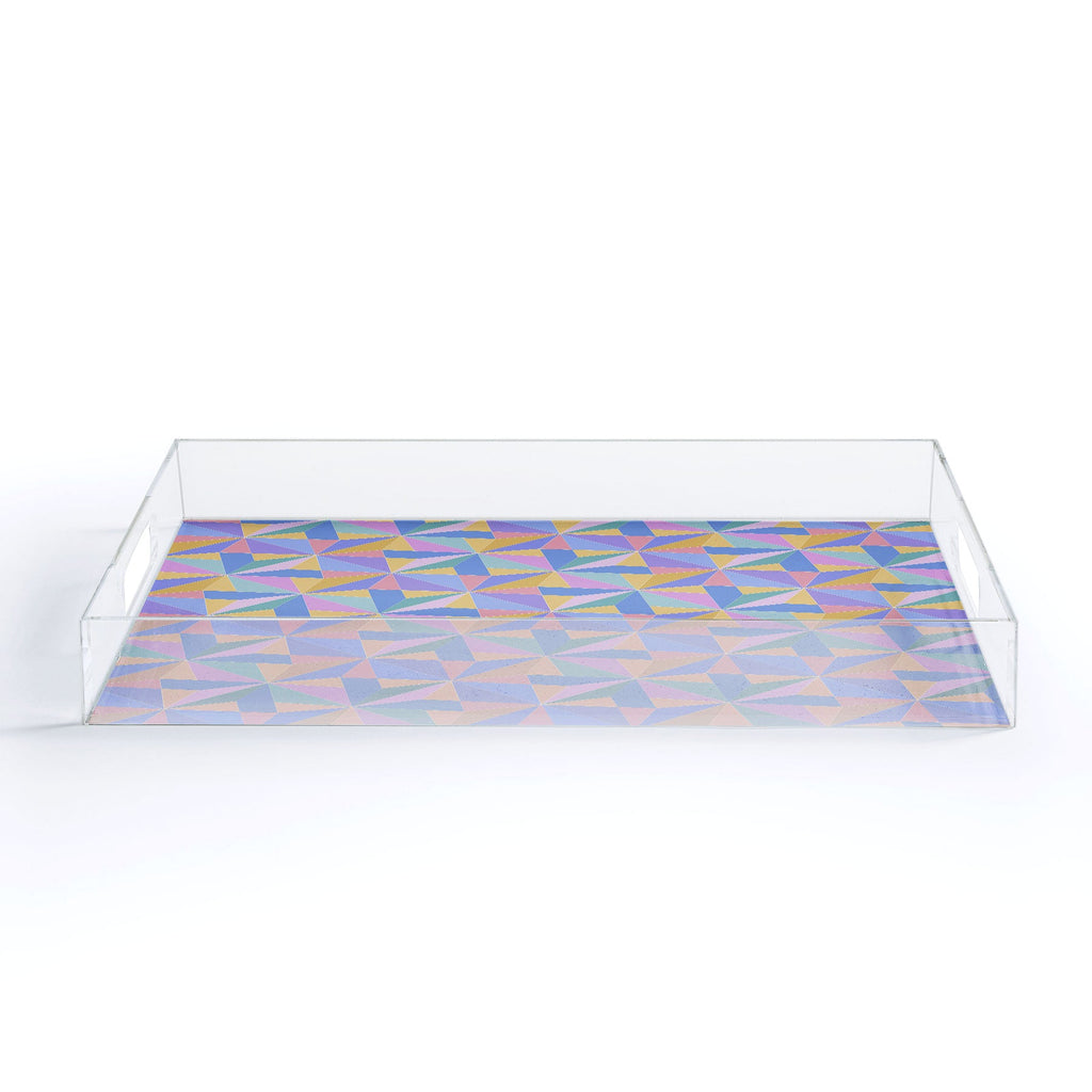 Colour Poems Kaleidoscope III Acrylic Tray