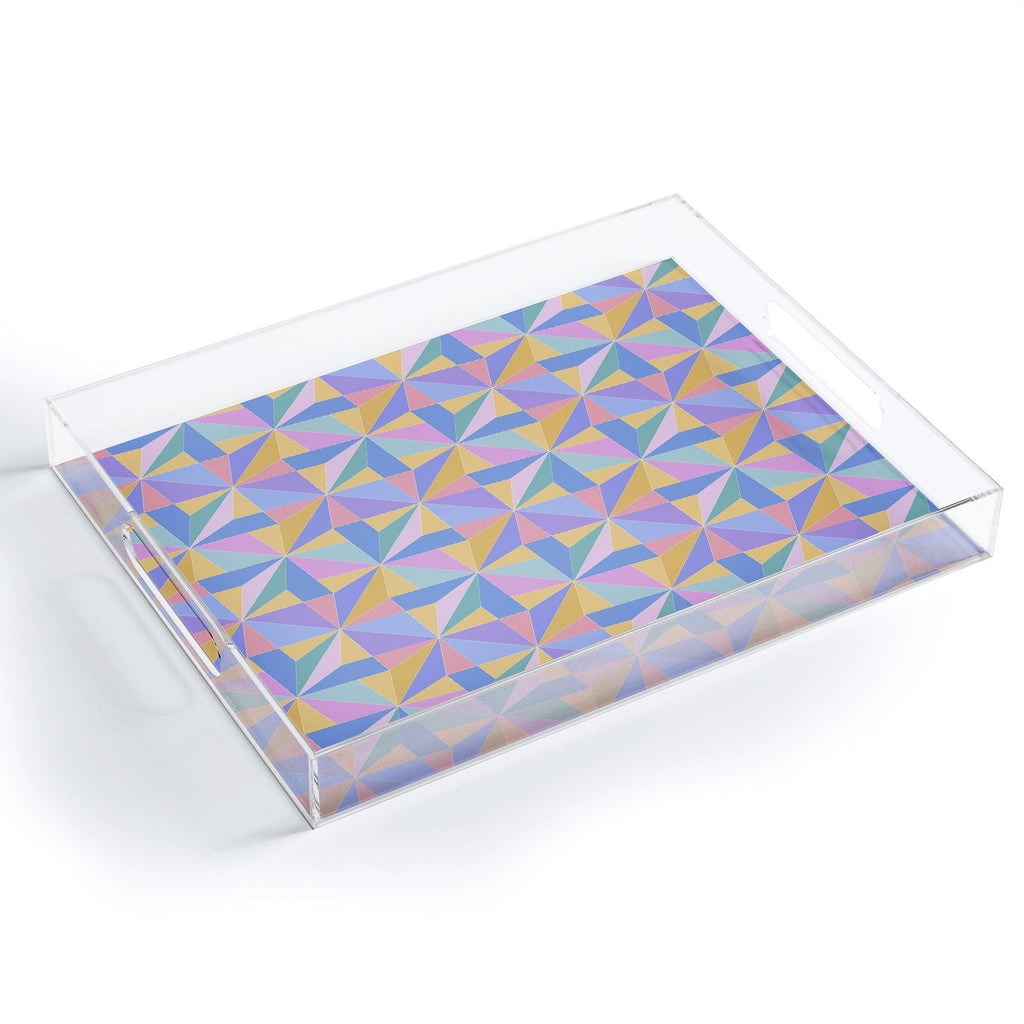 Colour Poems Kaleidoscope III Acrylic Tray