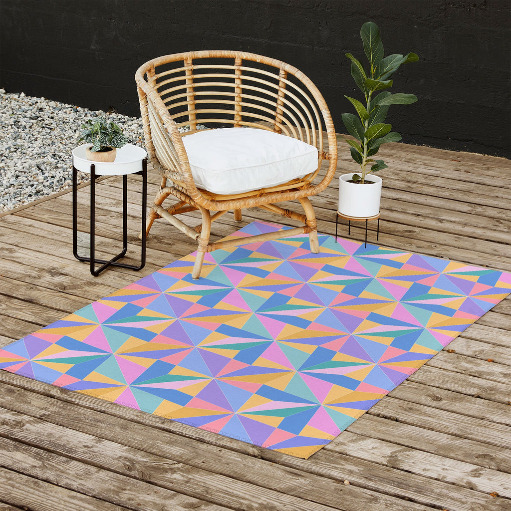 Colour Poems Kaleidoscope III Outdoor Rug