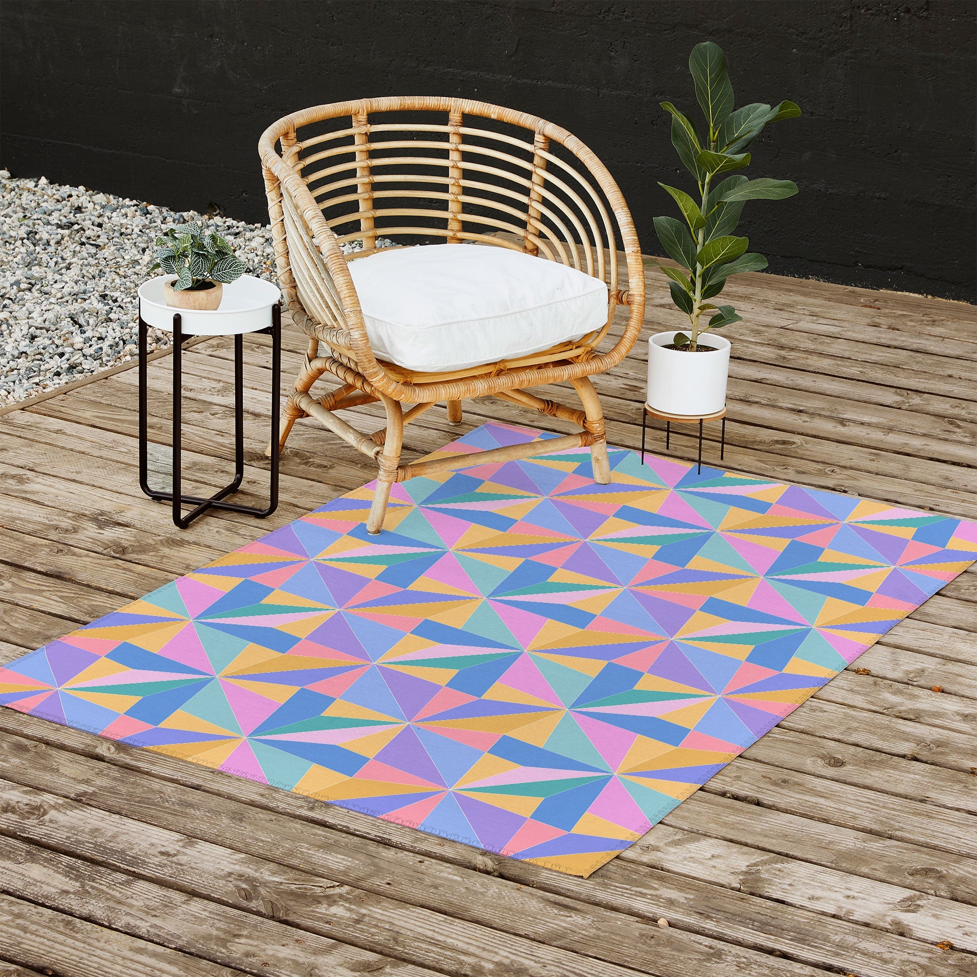 Colour Poems Kaleidoscope III Outdoor Rug