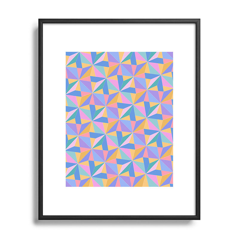 Colour Poems Kaleidoscope III Metal Framed Art Print
