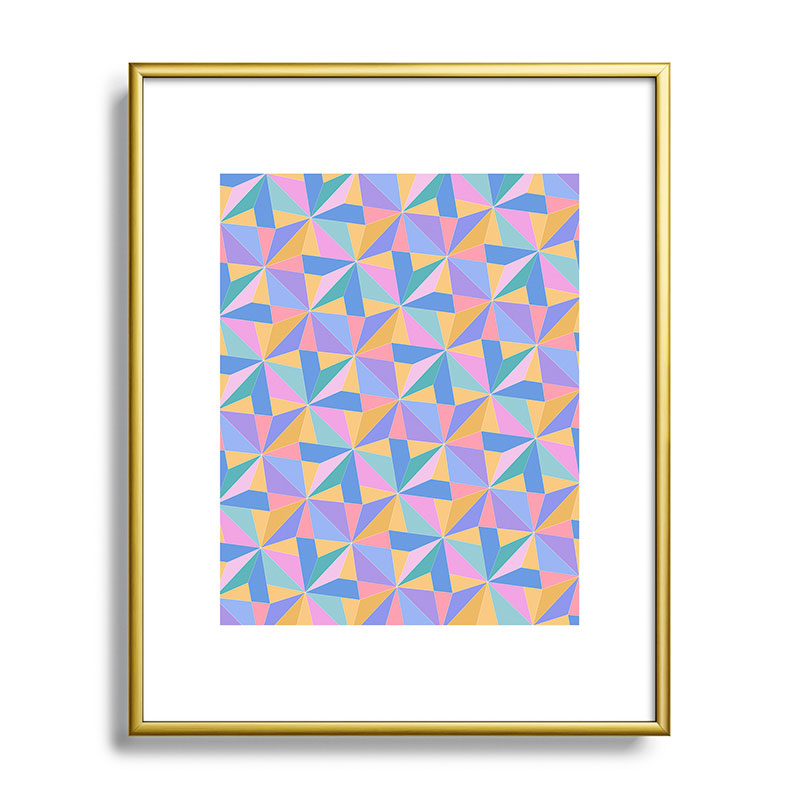 Colour Poems Kaleidoscope III Metal Framed Art Print