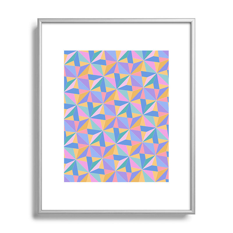 Colour Poems Kaleidoscope III Metal Framed Art Print