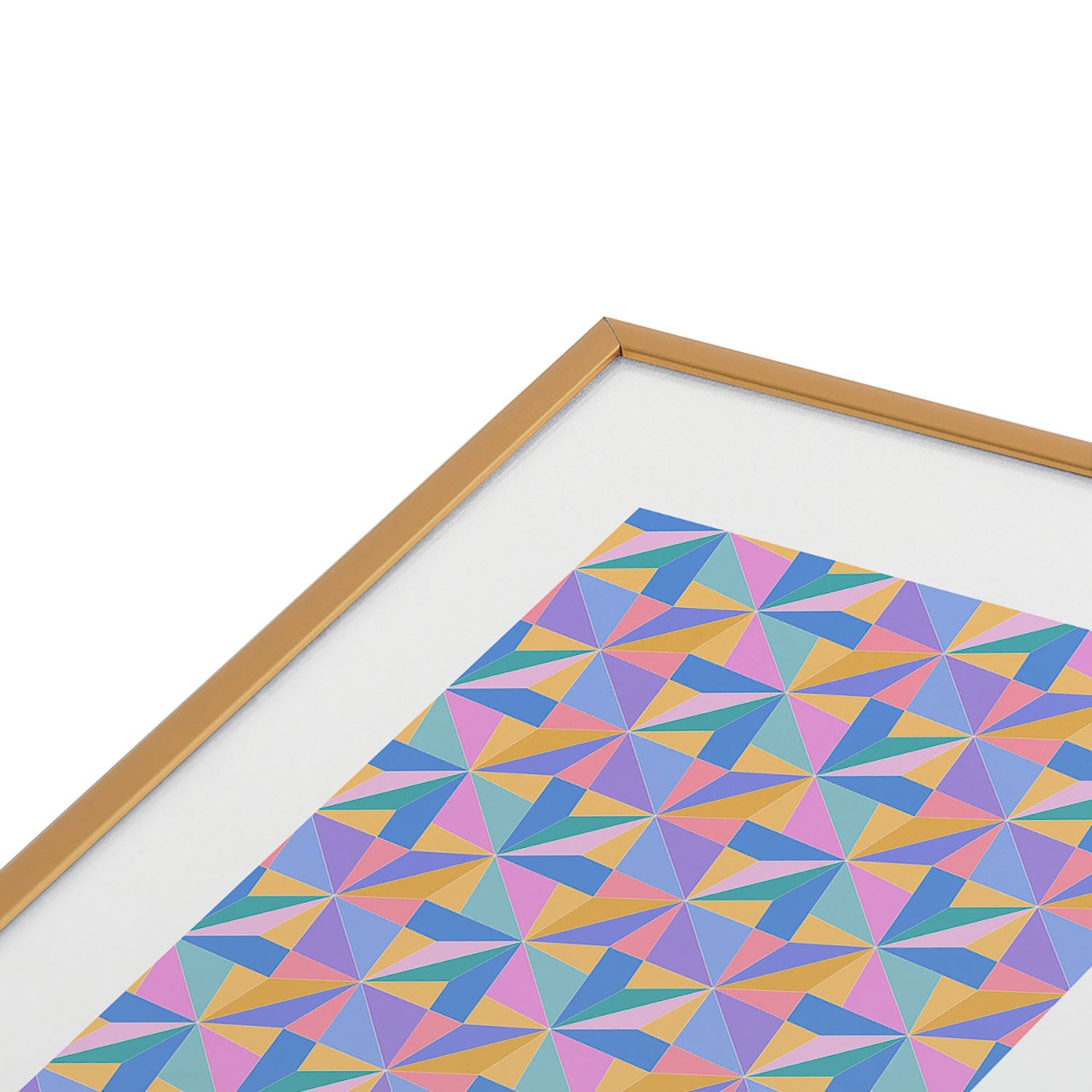 Colour Poems Kaleidoscope III Metal Framed Art Print