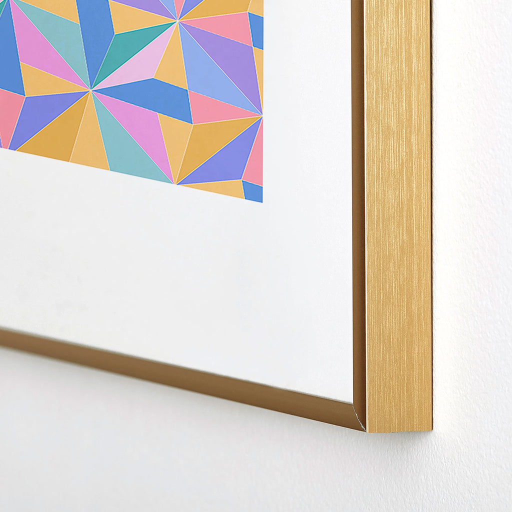 Colour Poems Kaleidoscope III Metal Framed Art Print