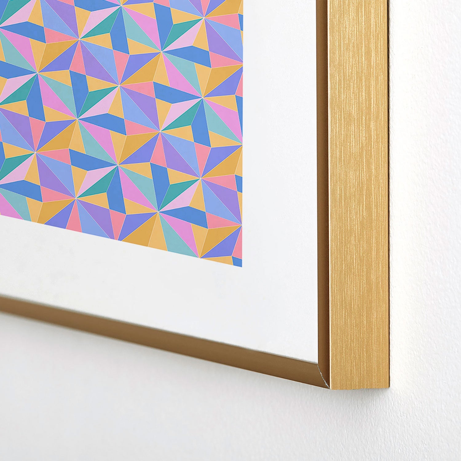Colour Poems Kaleidoscope III Metal Framed Art Print