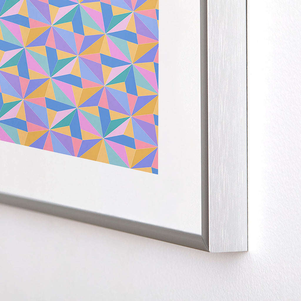 Colour Poems Kaleidoscope III Metal Framed Art Print
