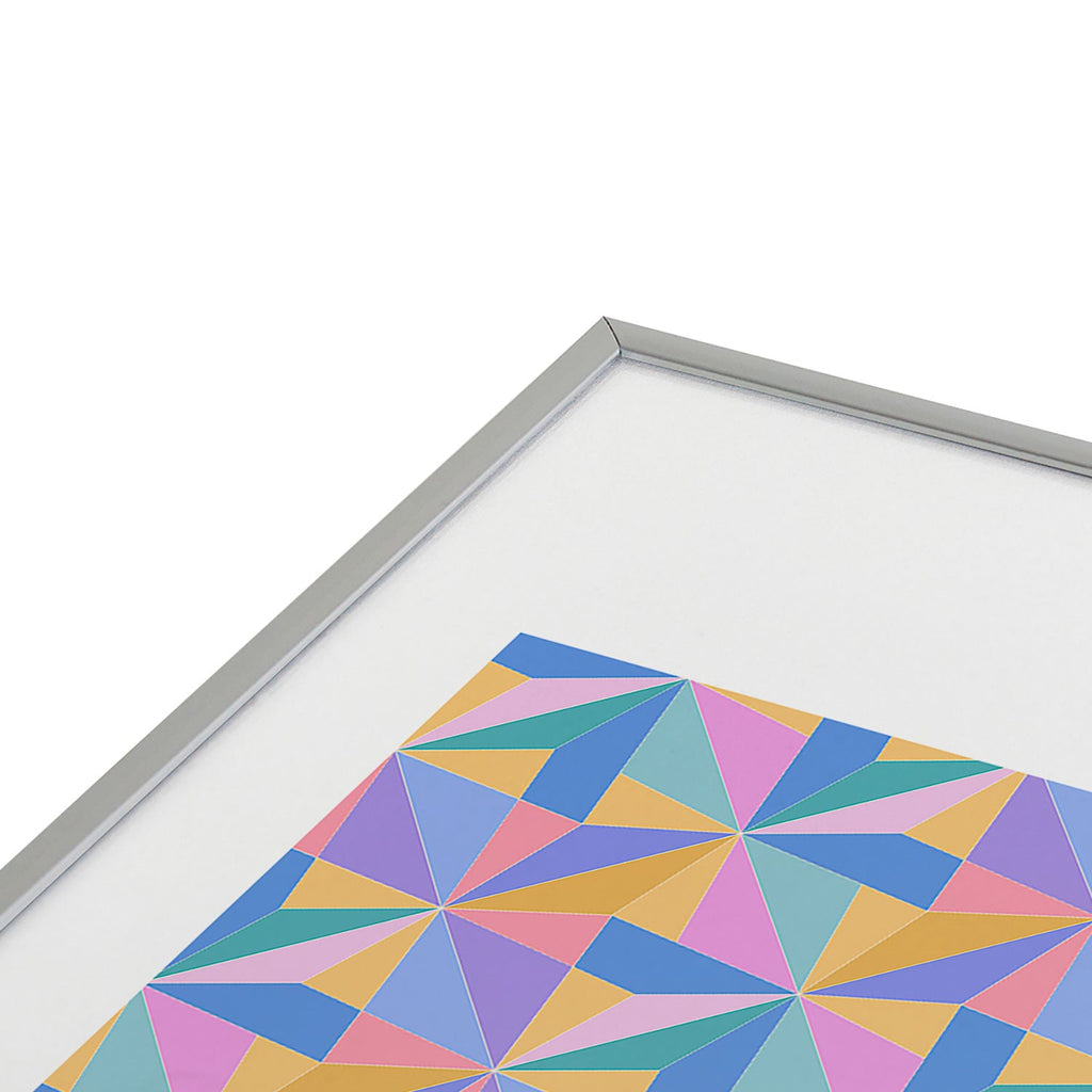 Colour Poems Kaleidoscope III Metal Framed Art Print