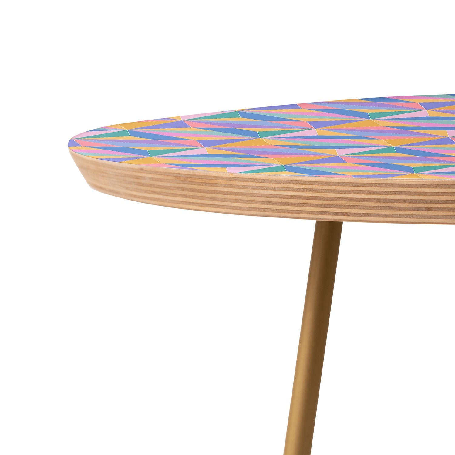 Colour Poems Kaleidoscope III Round Side Table