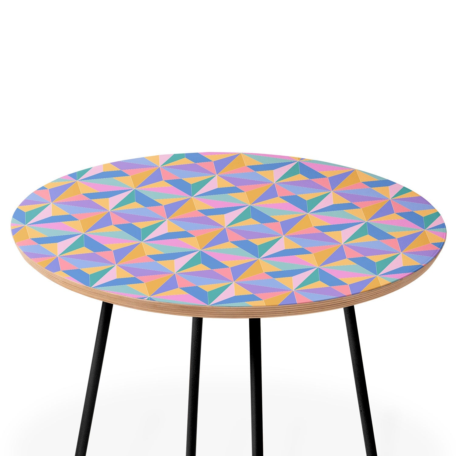 Colour Poems Kaleidoscope III Round Side Table