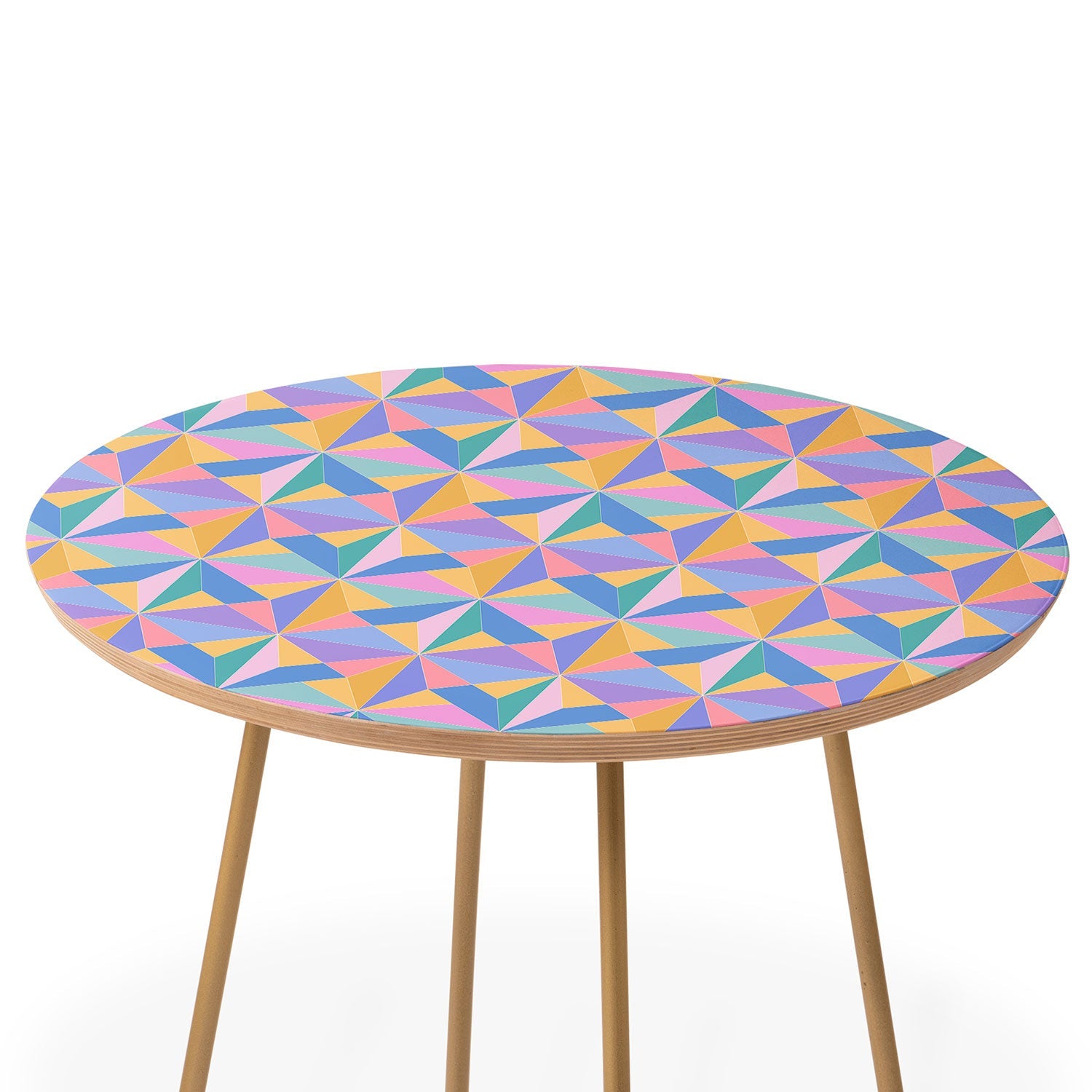 Colour Poems Kaleidoscope III Round Side Table