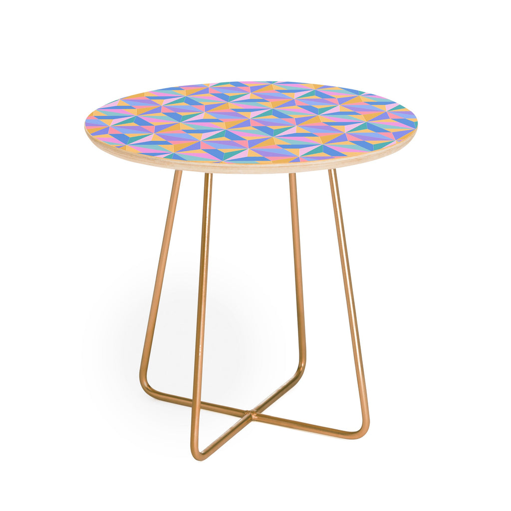 Colour Poems Kaleidoscope III Round Side Table