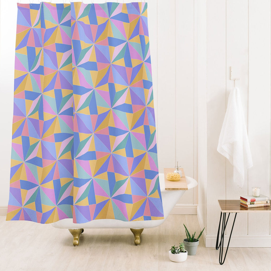 Colour Poems Kaleidoscope III Shower Curtain