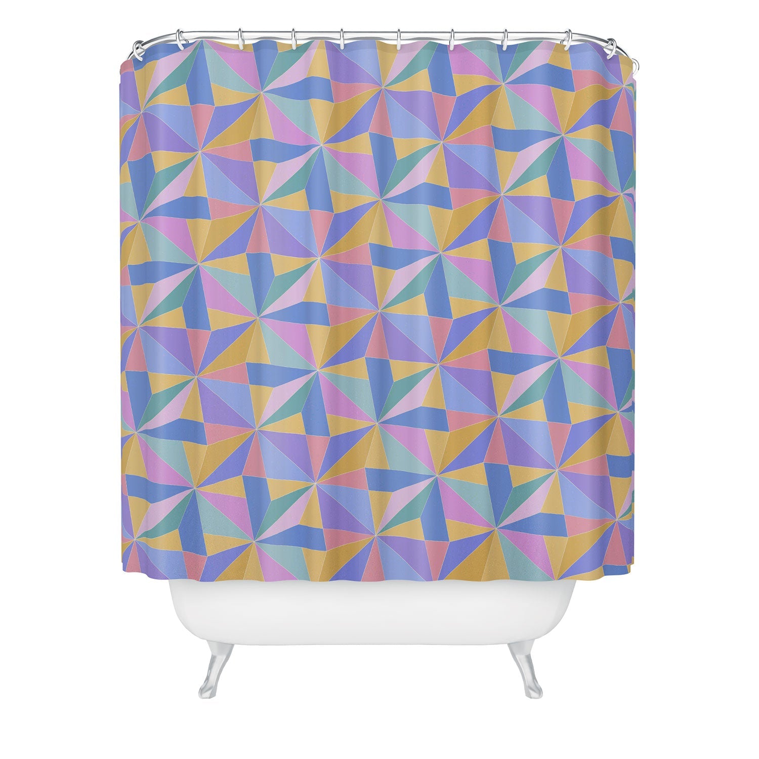 Colour Poems Kaleidoscope III Shower Curtain
