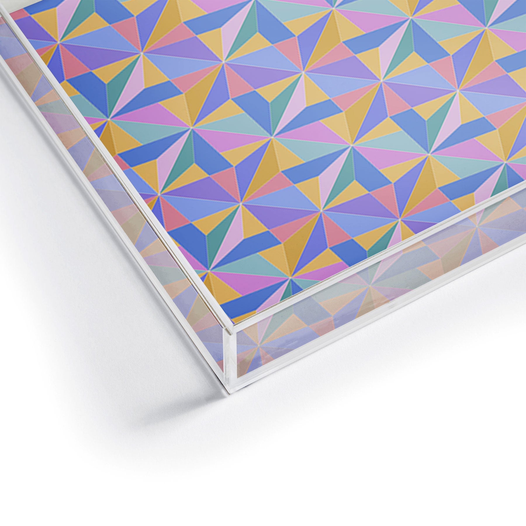 Colour Poems Kaleidoscope III Acrylic Tray