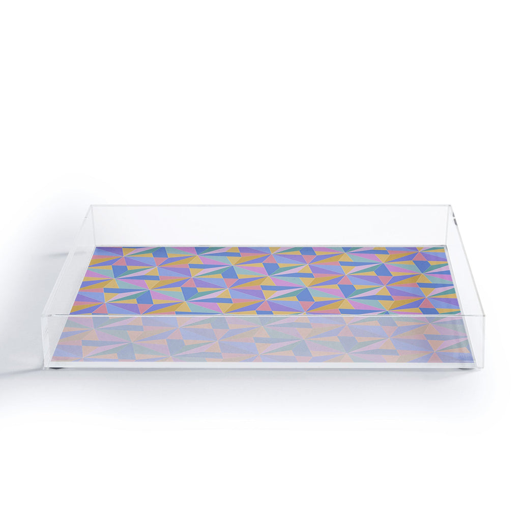Colour Poems Kaleidoscope III Acrylic Tray