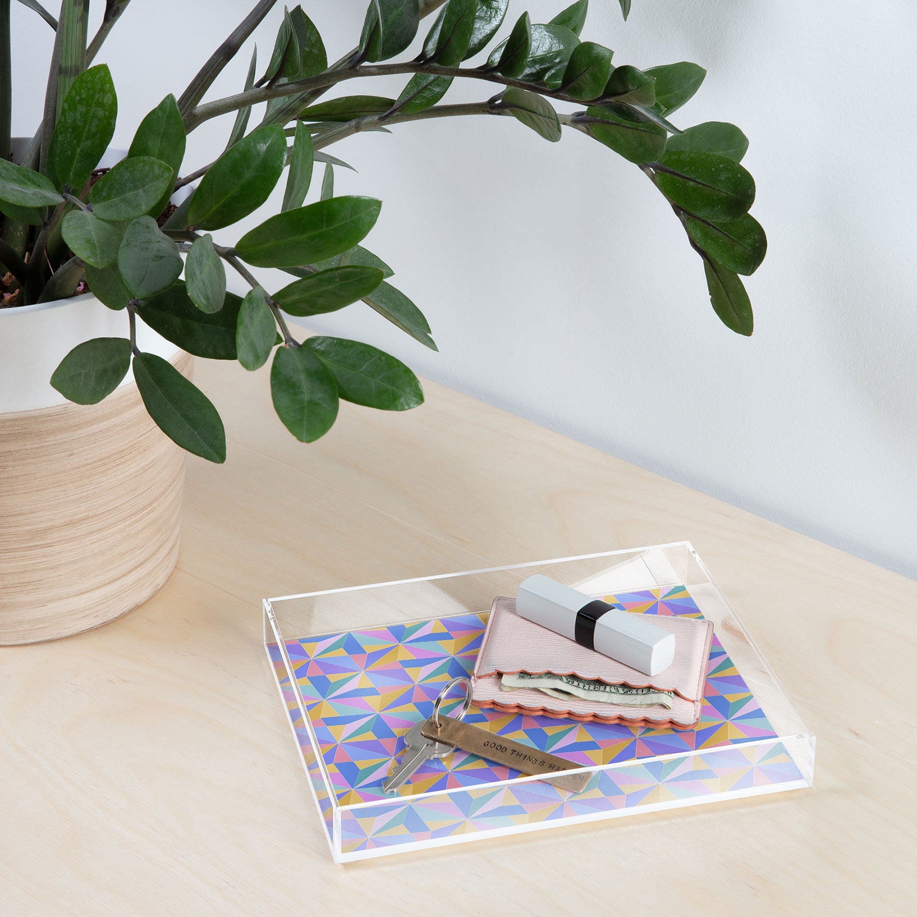 Colour Poems Kaleidoscope III Acrylic Tray