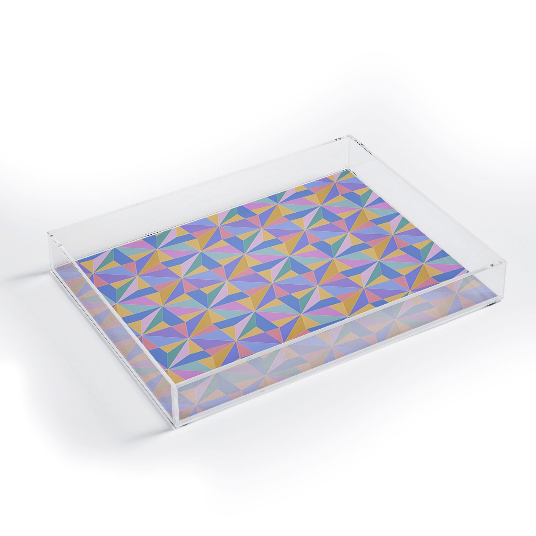 Colour Poems Kaleidoscope III Acrylic Tray