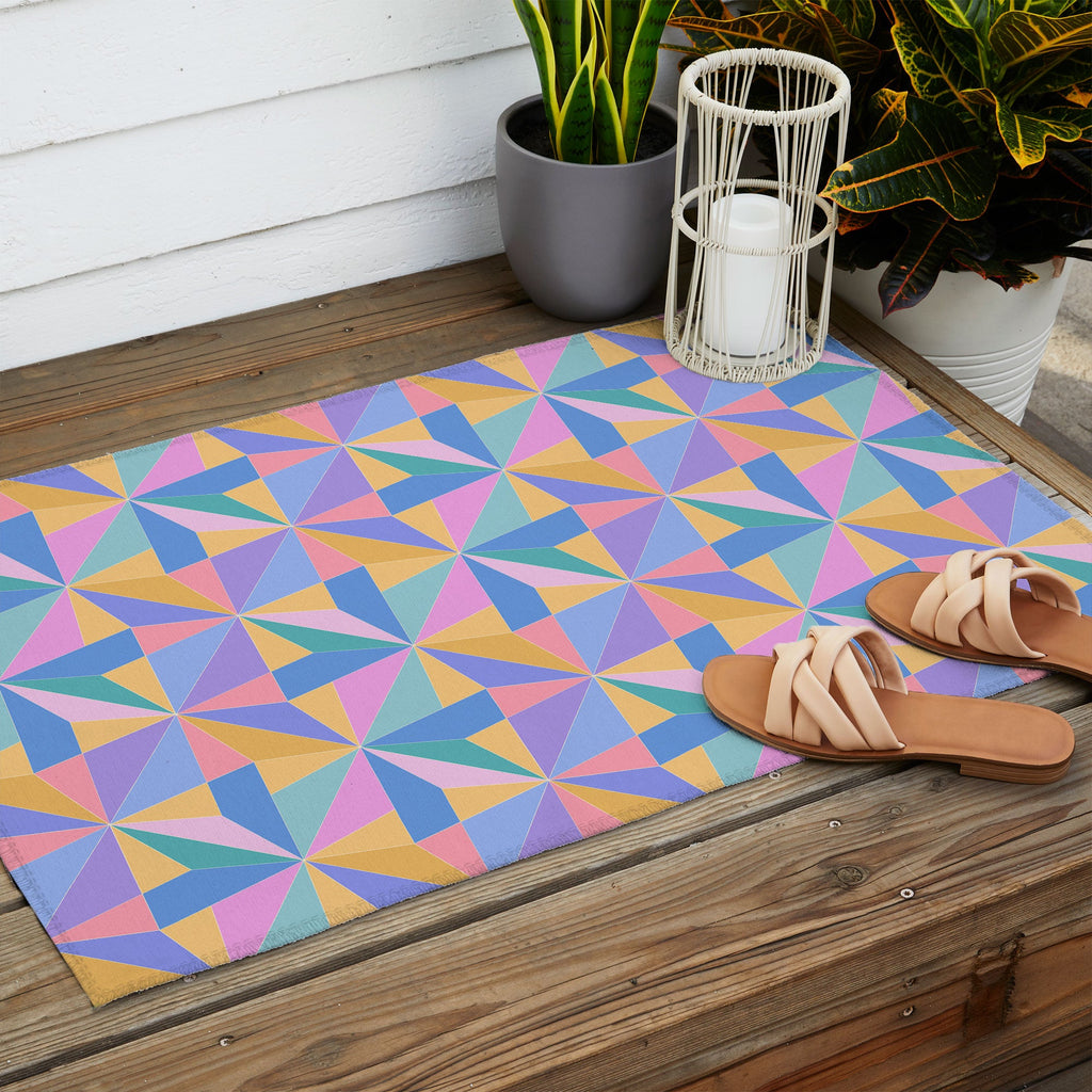 Colour Poems Kaleidoscope III Outdoor Rug