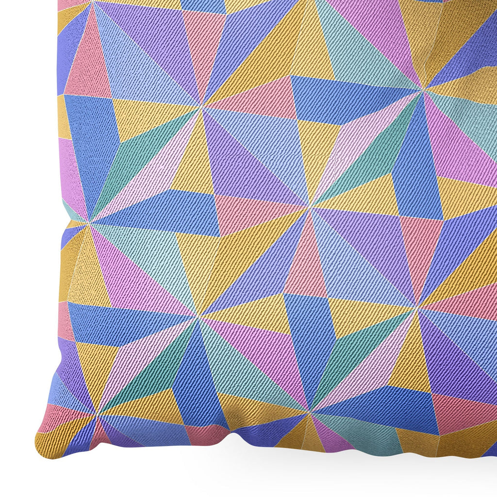 Colour Poems Kaleidoscope III Floor Pillow Square