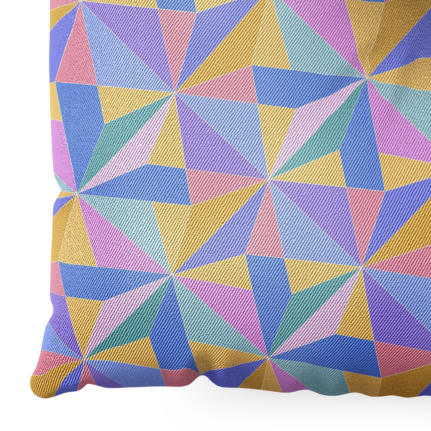 Colour Poems Kaleidoscope III Floor Pillow Square