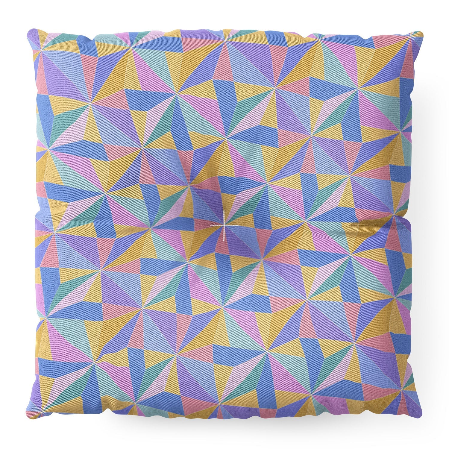 Colour Poems Kaleidoscope III Floor Pillow Square