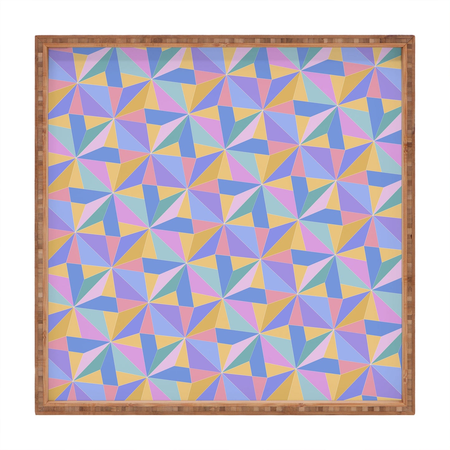 Colour Poems Kaleidoscope III Square Tray