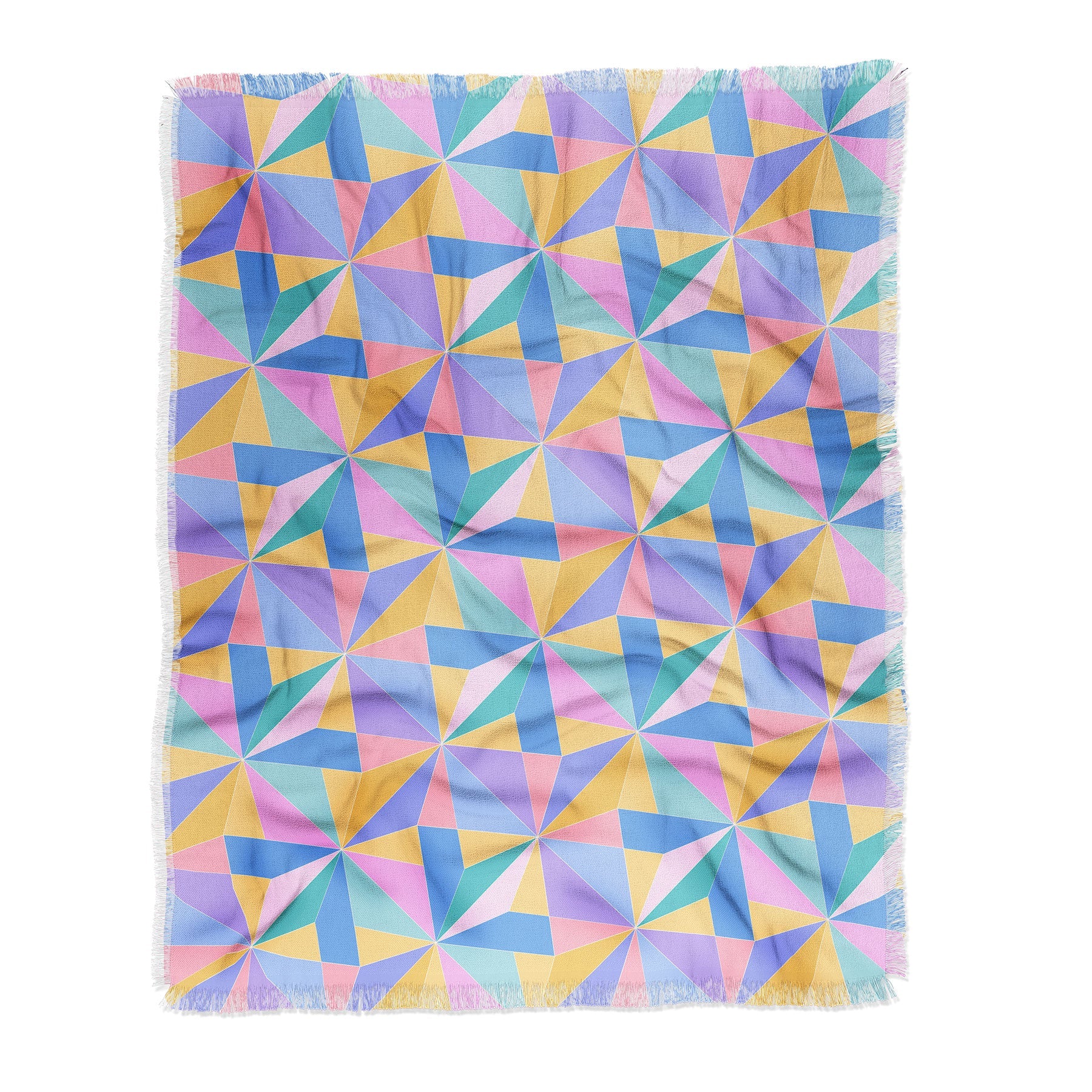Colour Poems Kaleidoscope III Throw Blanket