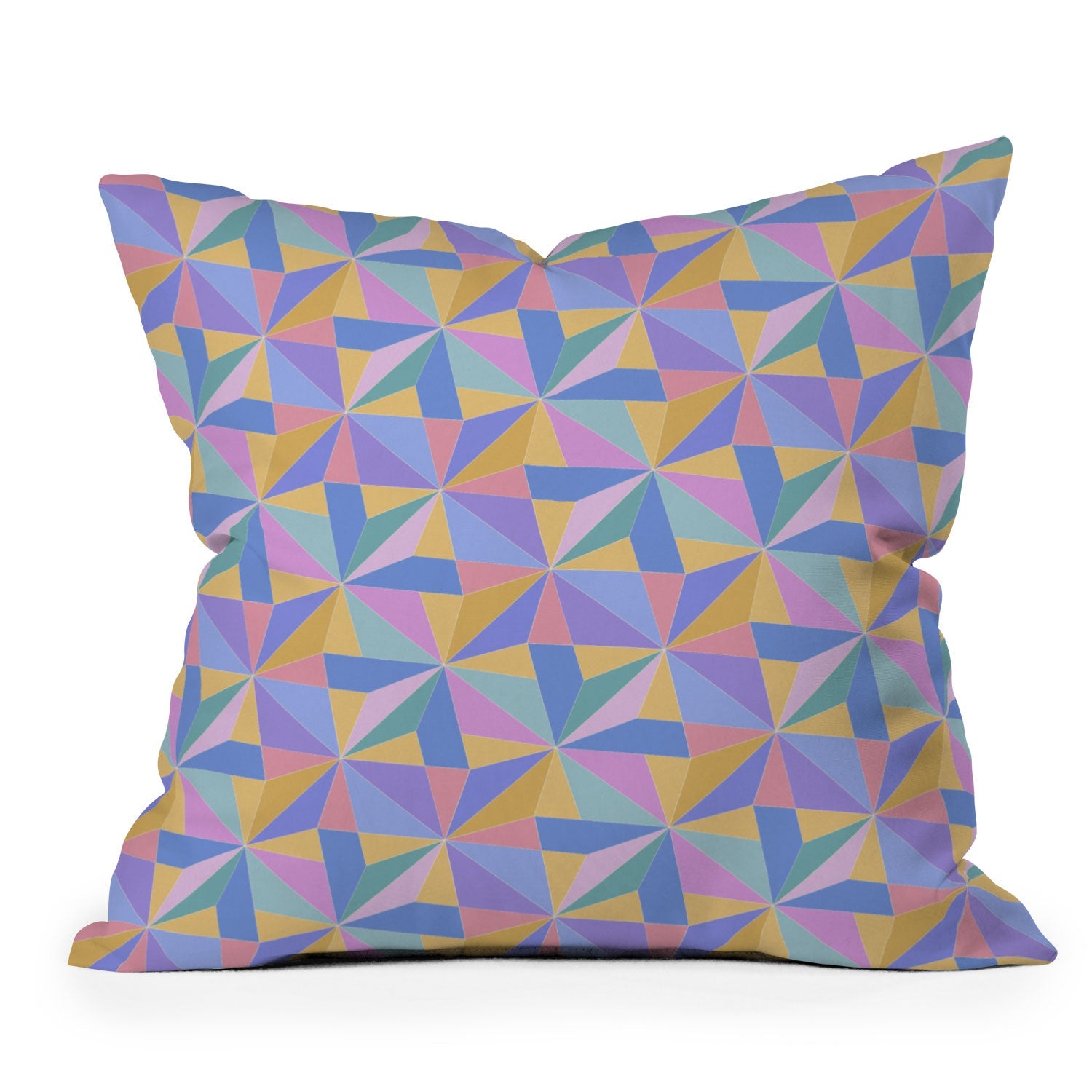 Colour Poems Kaleidoscope III Outdoor Throw Pillow