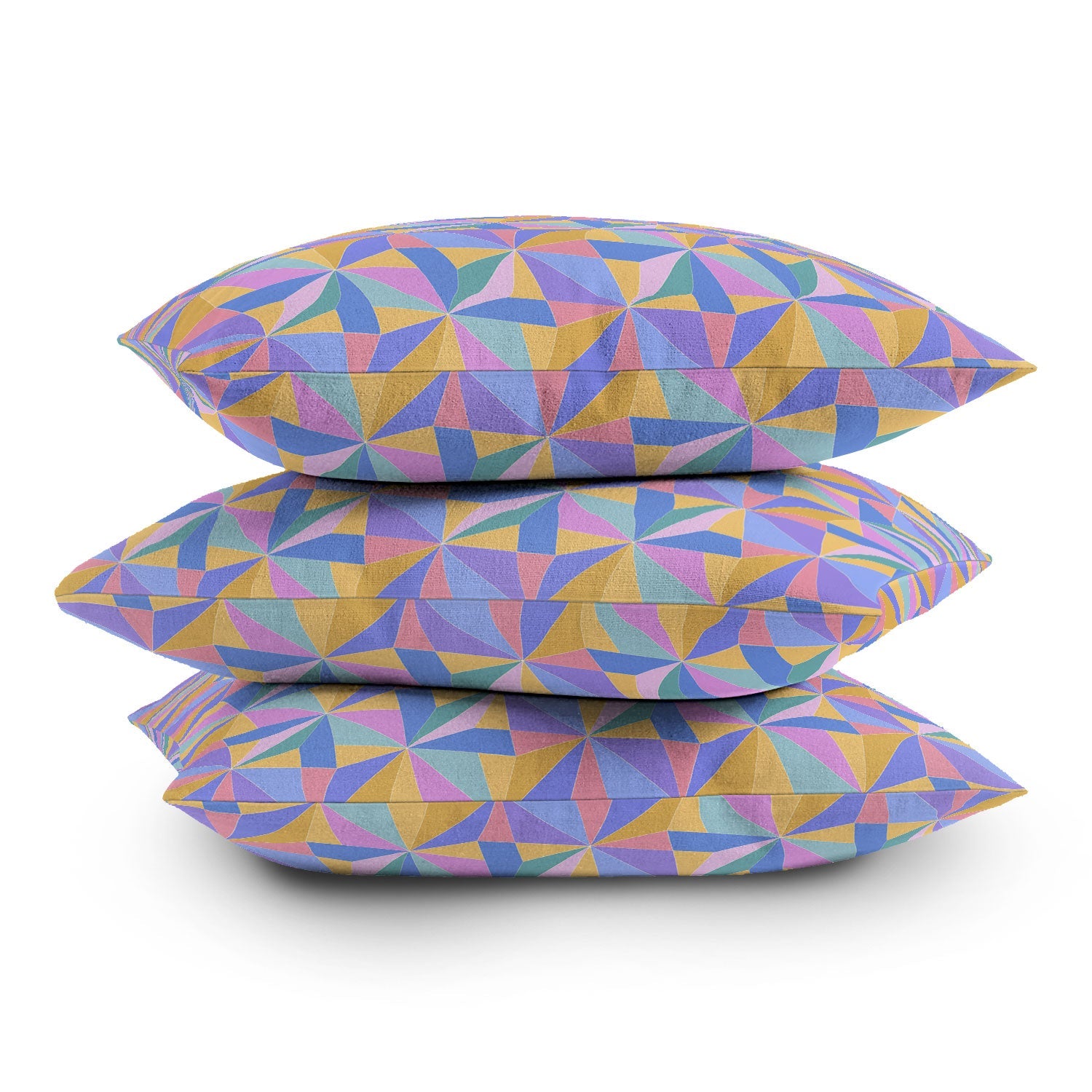 Colour Poems Kaleidoscope III Outdoor Throw Pillow