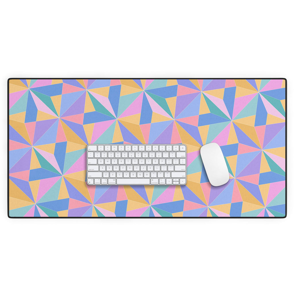 Colour Poems Kaleidoscope III Desk Mat