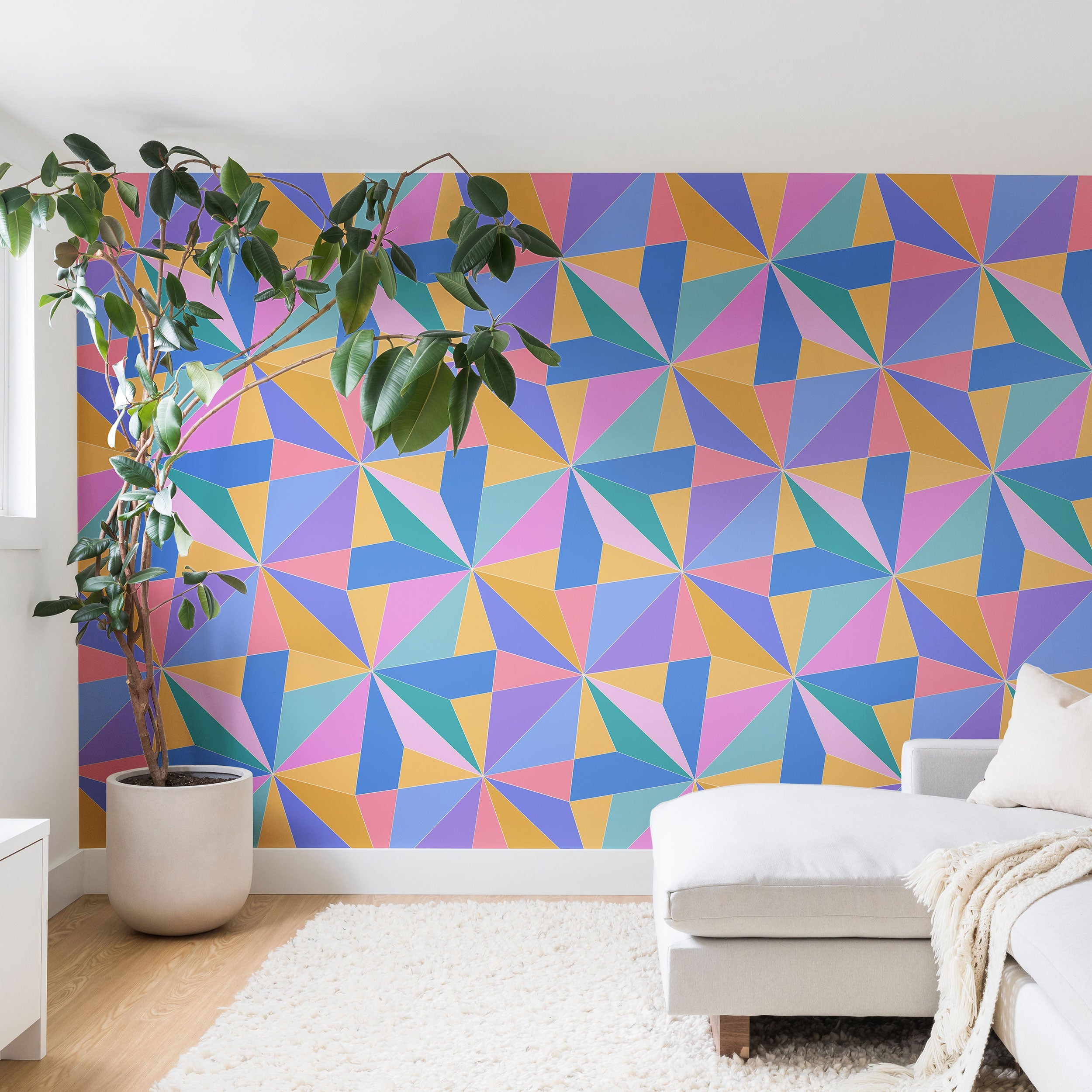 Colour Poems Kaleidoscope III Wall Mural
