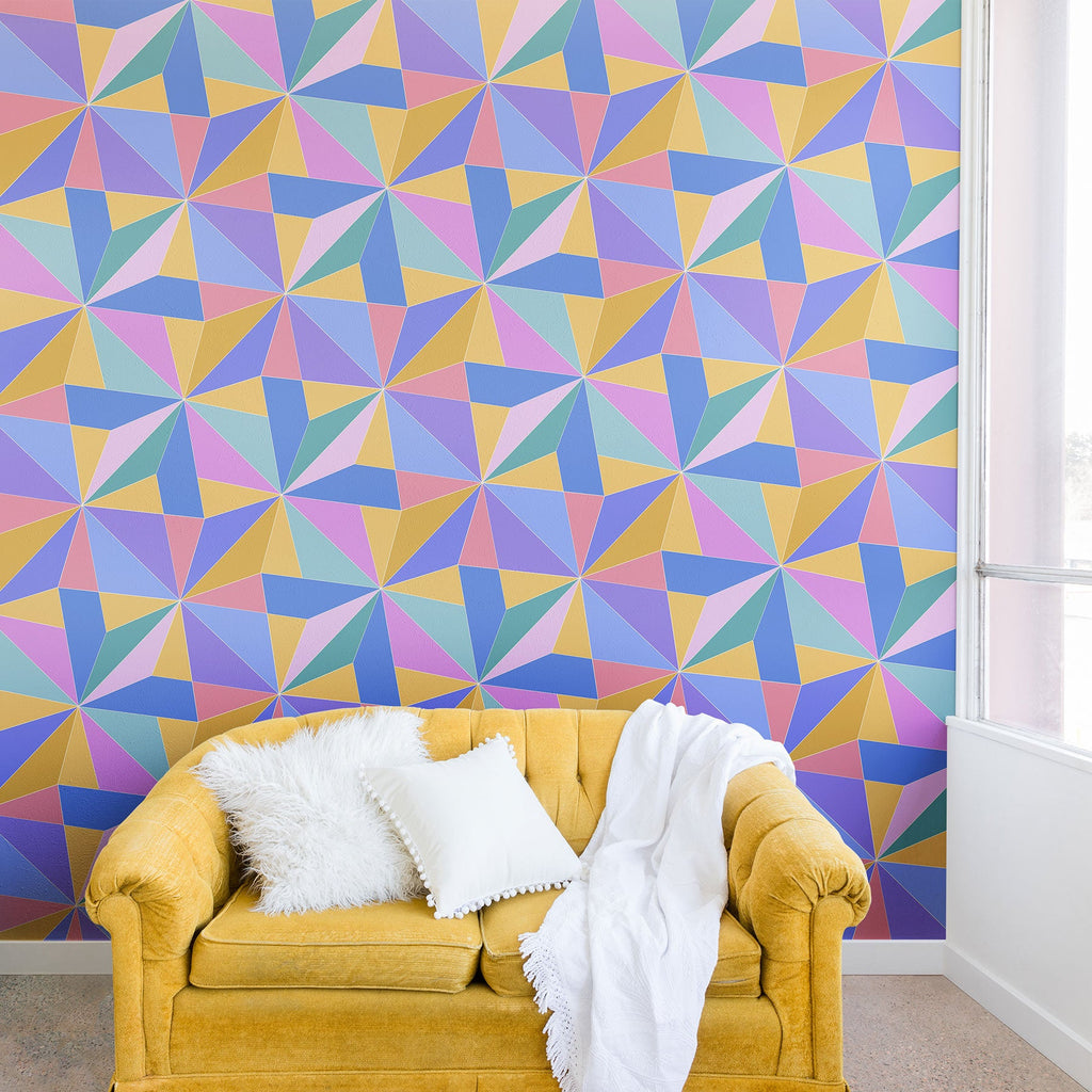 Colour Poems Kaleidoscope III Wall Mural