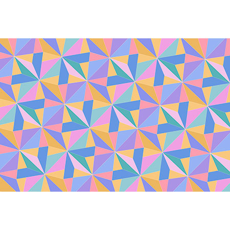 Colour Poems Kaleidoscope III Wall Mural