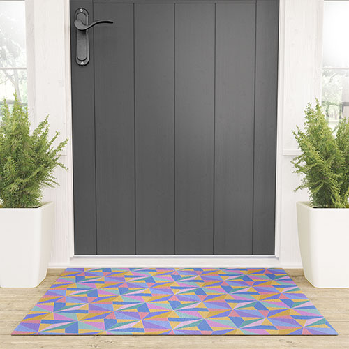 Colour Poems Kaleidoscope III Welcome Mat