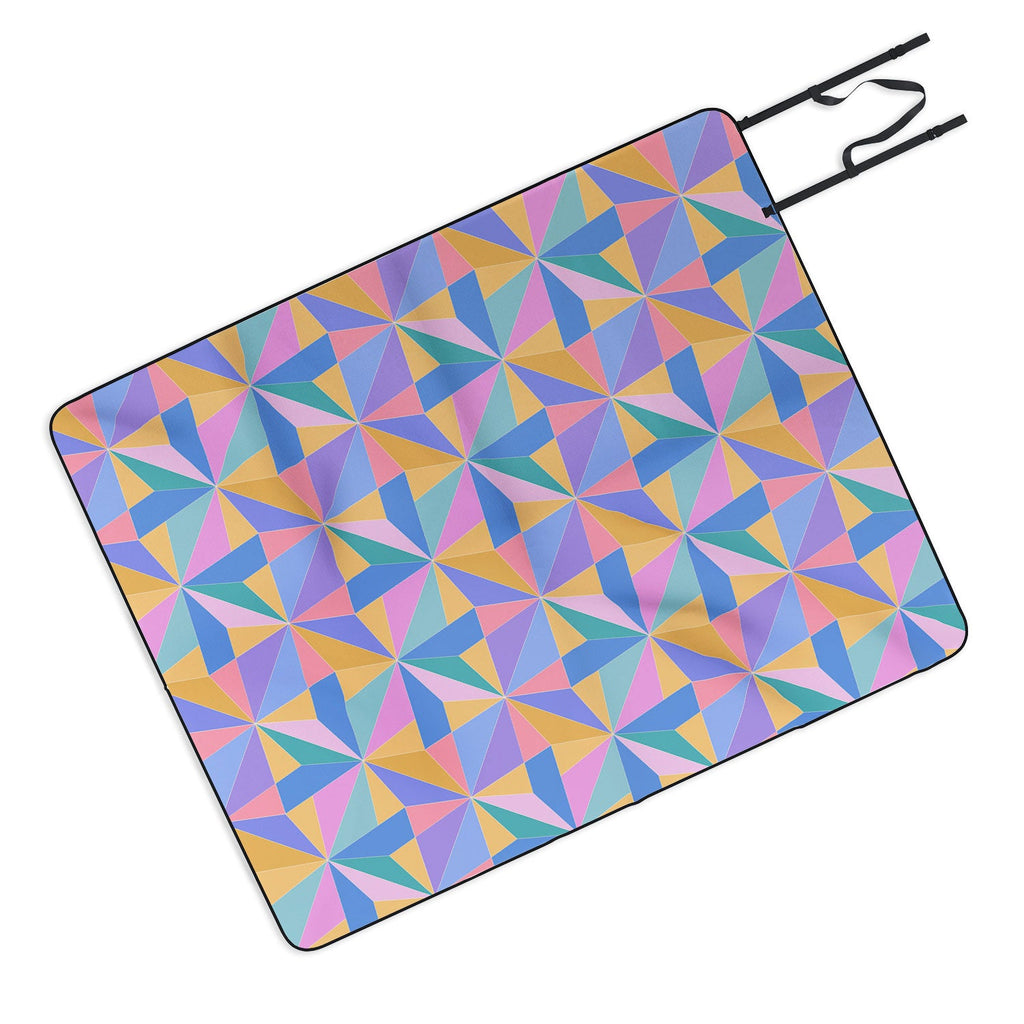 Colour Poems Kaleidoscope III Picnic Blanket