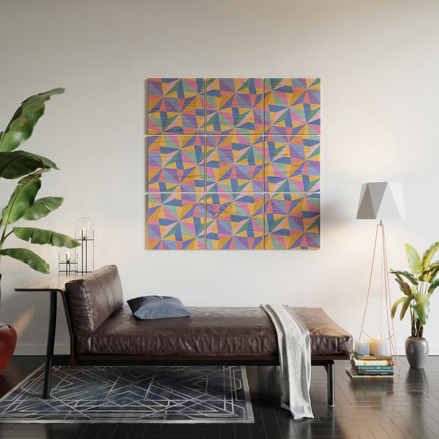 Colour Poems Kaleidoscope III Wood Wall Mural