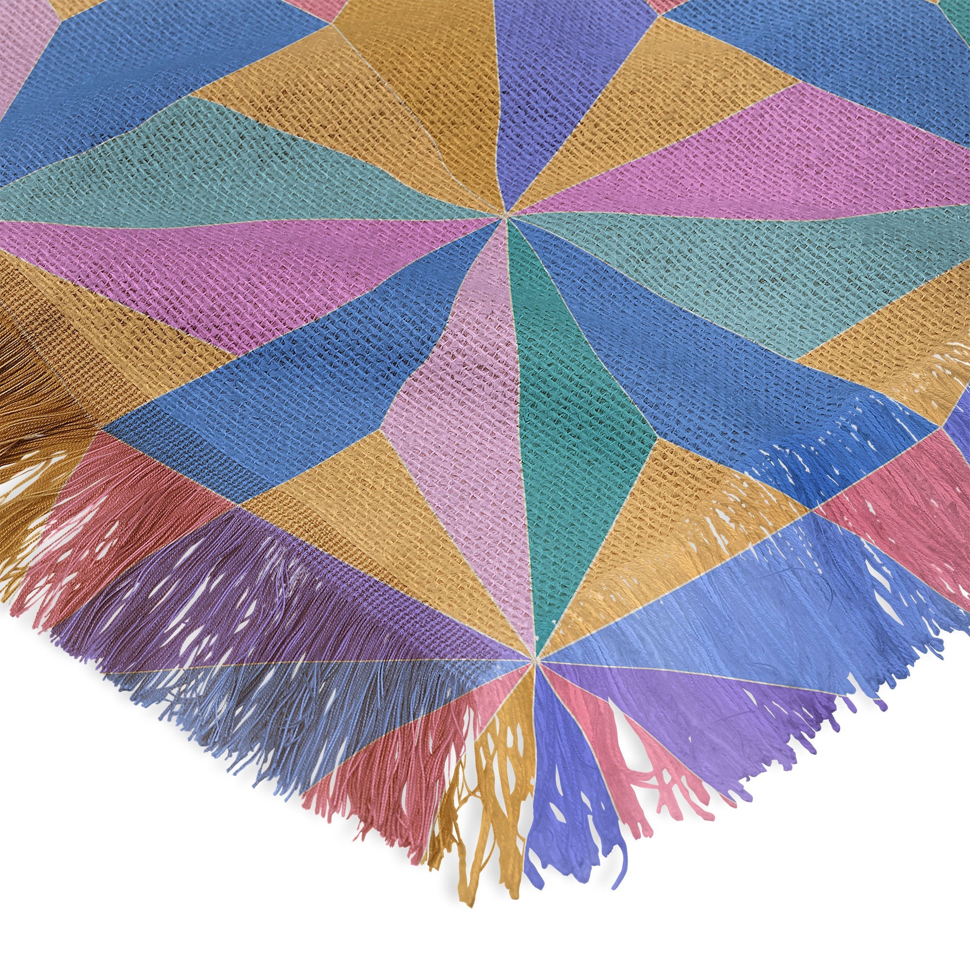 Colour Poems Kaleidoscope III Throw Blanket