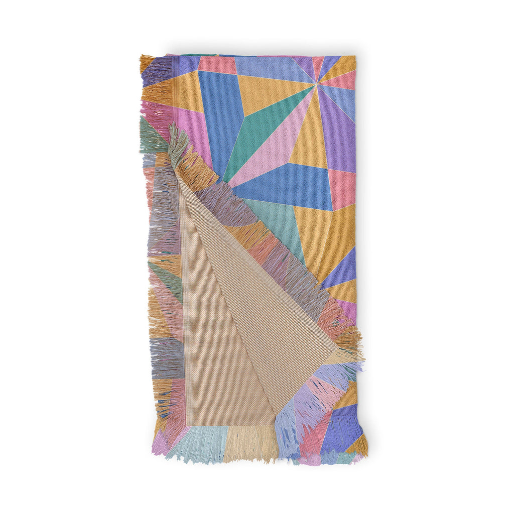 Colour Poems Kaleidoscope III Throw Blanket