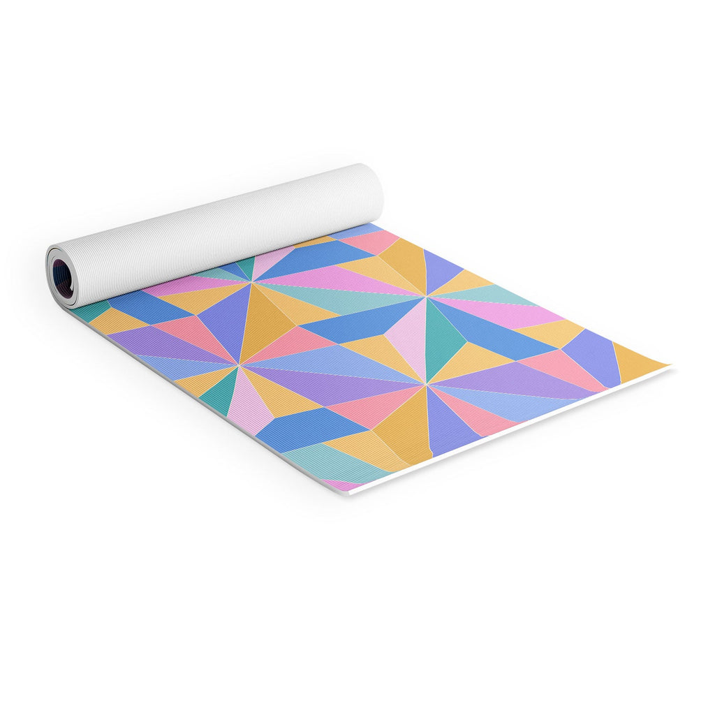 Colour Poems Kaleidoscope III Yoga Mat